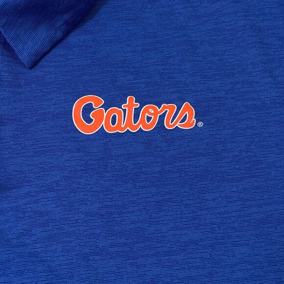 Box Seat Clothing Mens Shirt Size XL Blue UF University of Florida Gators Polo - Picture 2 of 10